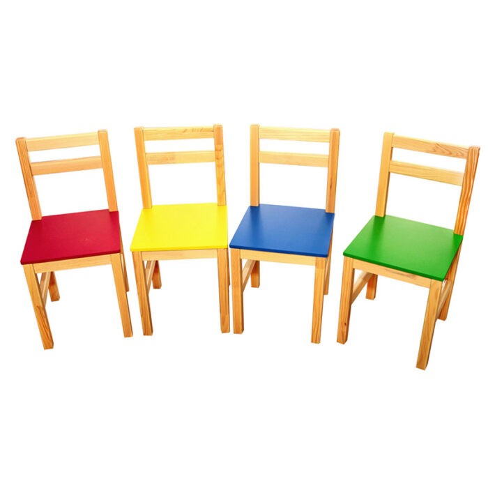 23164 lasteaia toolid männipuidust MDF istega kõrgus N2